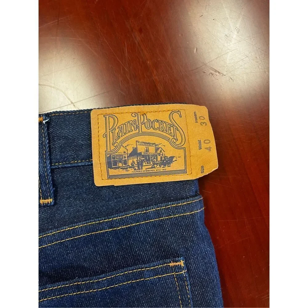 Vintage Plain Pockets JC Penny Jeans sz 40X30 NWOT